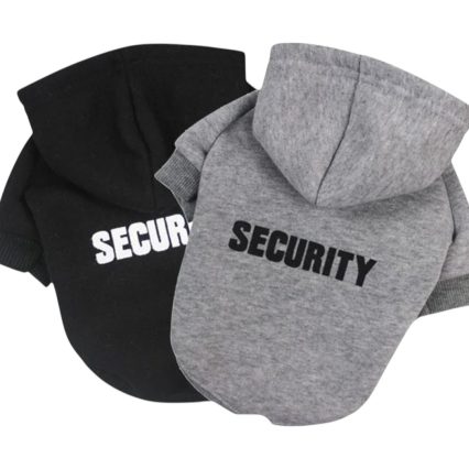 ჰუდი პატარა ზომის ცხოველებისთვის SECURITY
